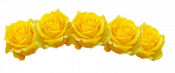 Yellow flower crown png 2 » PNG Image