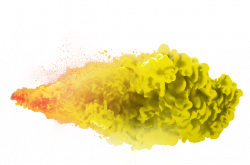 Yellow Smoke PNG Image with Transparent Background | PNG Arts