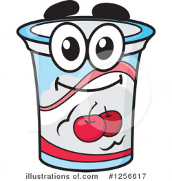 Yogurt Clipart #1256617 - Illustration by Vector Tradition SM