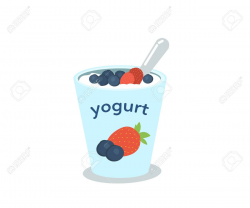 Yogurt Clipart blueberry yogurt 12 - 1300 X 1083 Free Clip ...