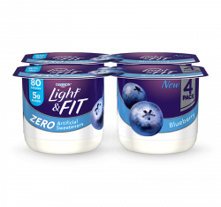 Blueberry Nonfat Yogurt with Zero Artificial Sweeteners | Light & Fit®