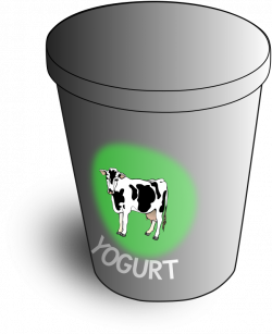 Clipart - Yogurt