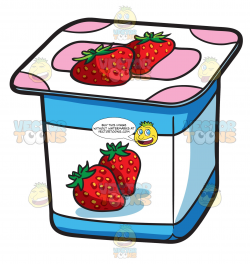 A One Serving Strawberry Yogurt For Sale