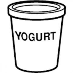 Yogurt Clipart Black And White | Free download best Yogurt ...
