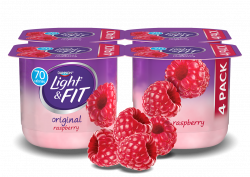 Raspberry Nonfat Yogurt | Light & Fit®