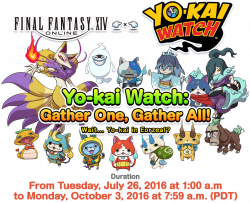 Final Fantasy XIV Crossover Event | Yo-Kai Watch | Know Your Meme