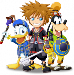 Kingdom Hearts 3 - Sora, Donald and Goofy by SergiART | Kingdom ...