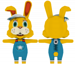 3DS - Animal Crossing: New Leaf - Zipper T. Bunny - The Models Resource