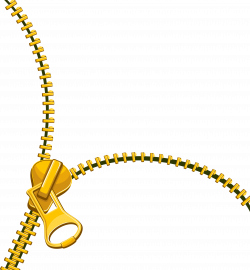 Zipper Gold - Gold zip fastener 2944*3191 transprent Png Free ...