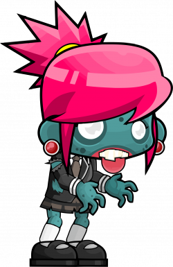 Clipart - Female Zombie