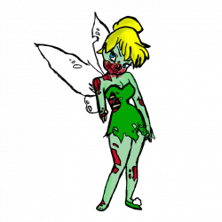Tinkerbell Zombie by Blue-Neko-Girl on DeviantArt