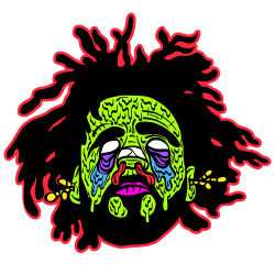 Zombie J.Cole A3 Print by GRIMEANDSLIMECO.