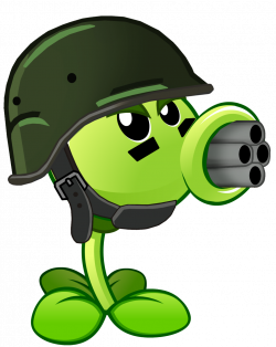 Plants vs. Zombies 2 IAT : Gatling-Pea (Stone) by Walter-20210 on ...