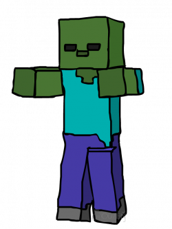 Minecraft Drawing Zombie at GetDrawings.com | Free for personal use ...
